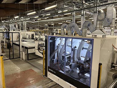 The new line at JELD-WEN.
