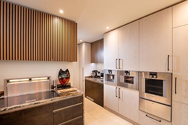 The kitchen designed by Prestige Interior Projects for a historic toll house.