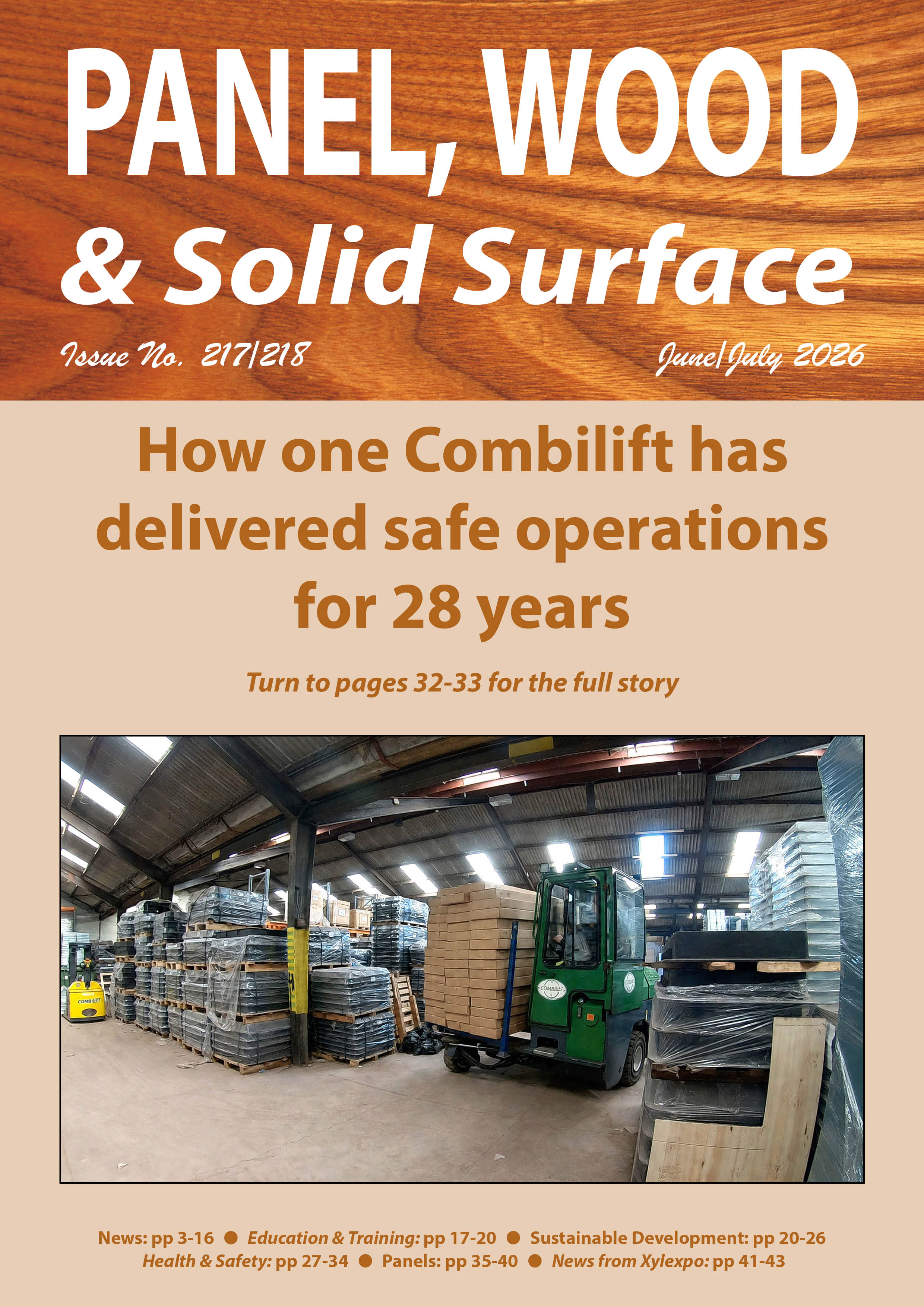 Front cover of latest issue