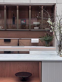 Kitchen display by Rotpunkt at KBB 2026.
