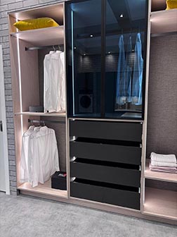 Wardrobe display by Rotpunkt at KBB 2026.