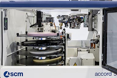 The internal view of an Accord 500 Edge CNC machining centre.
