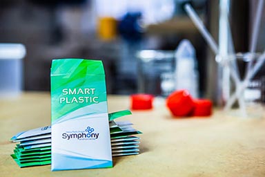 Photograph of Smart Plastic from Symphony Environmental.