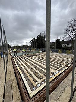 CaberShield installed at a development by Wards Builders and Developers.