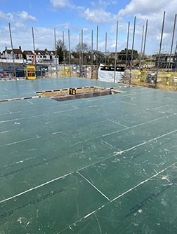 CaberShield installed at a development by Wards Builders and Developers.